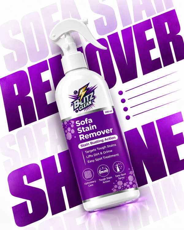 Sofa Stain Remover 500 ml | Upholstery & Fabric Sofa Cleaner Spray | Tough Stain, Dirt & Grime Remover | Spot Cleaner for Sofas, Chairs & Cushions